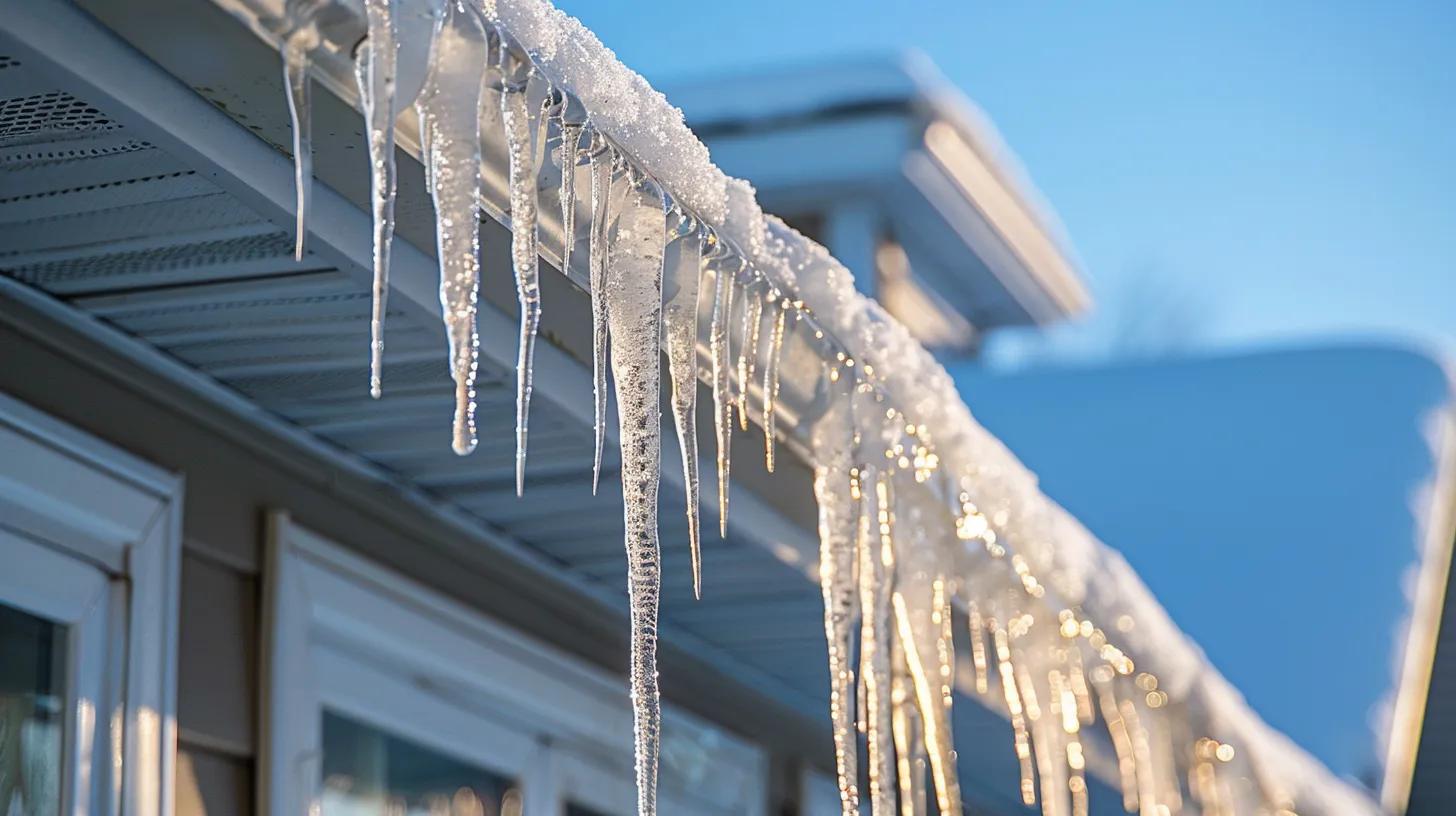 ice dams on roof