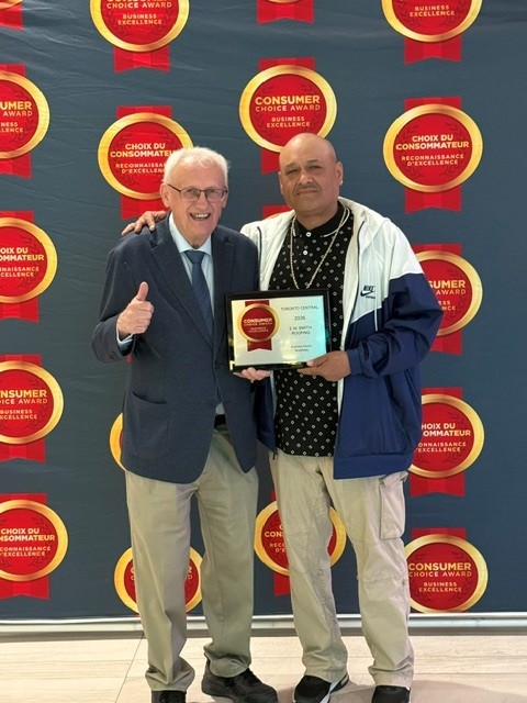 2026 Consumers Choice Award Winner EW Smith Roofing